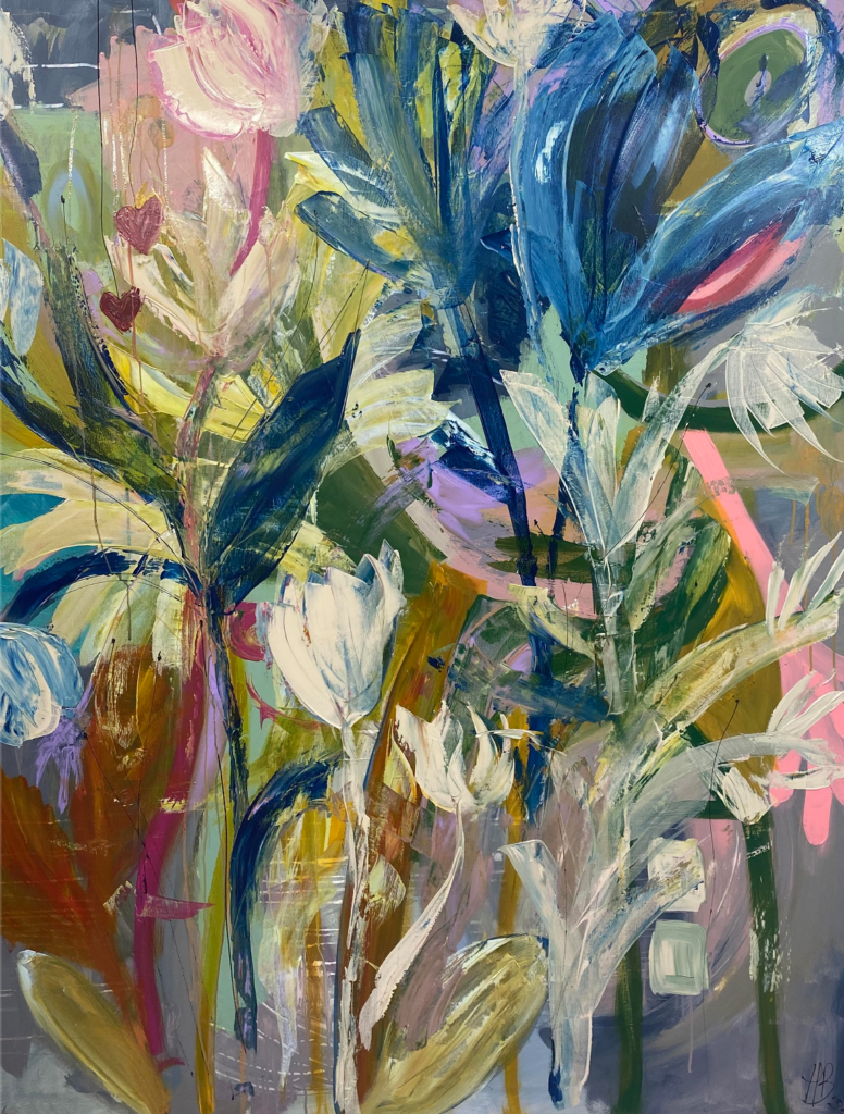 Lærredstryk - Remember Me Sølv svæveramme 80x100