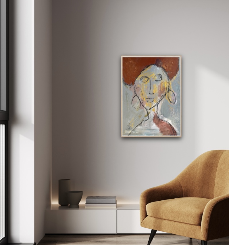 Original kunstplakat 86 - Billede 2