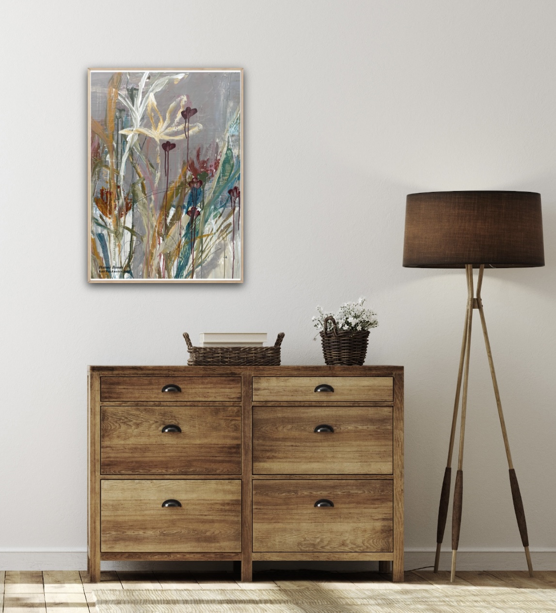 Original kunstplakat 85 - Billede 3