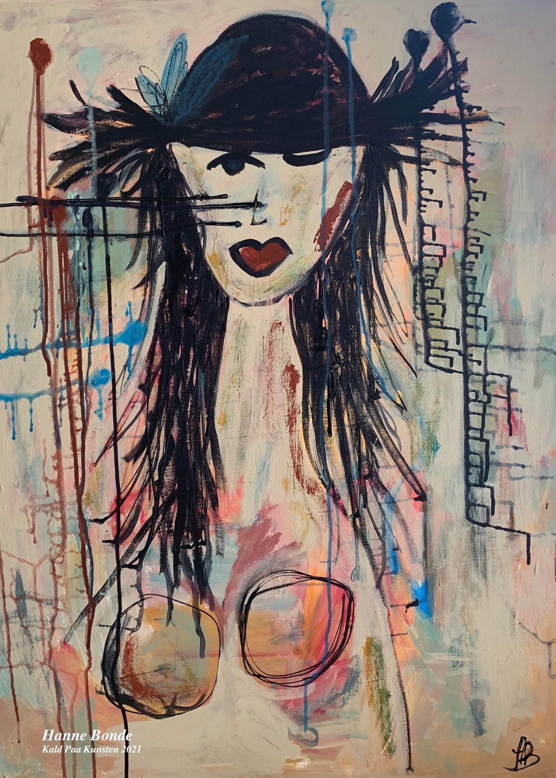 Original kunstplakat 47 50x70 Ingen ramme