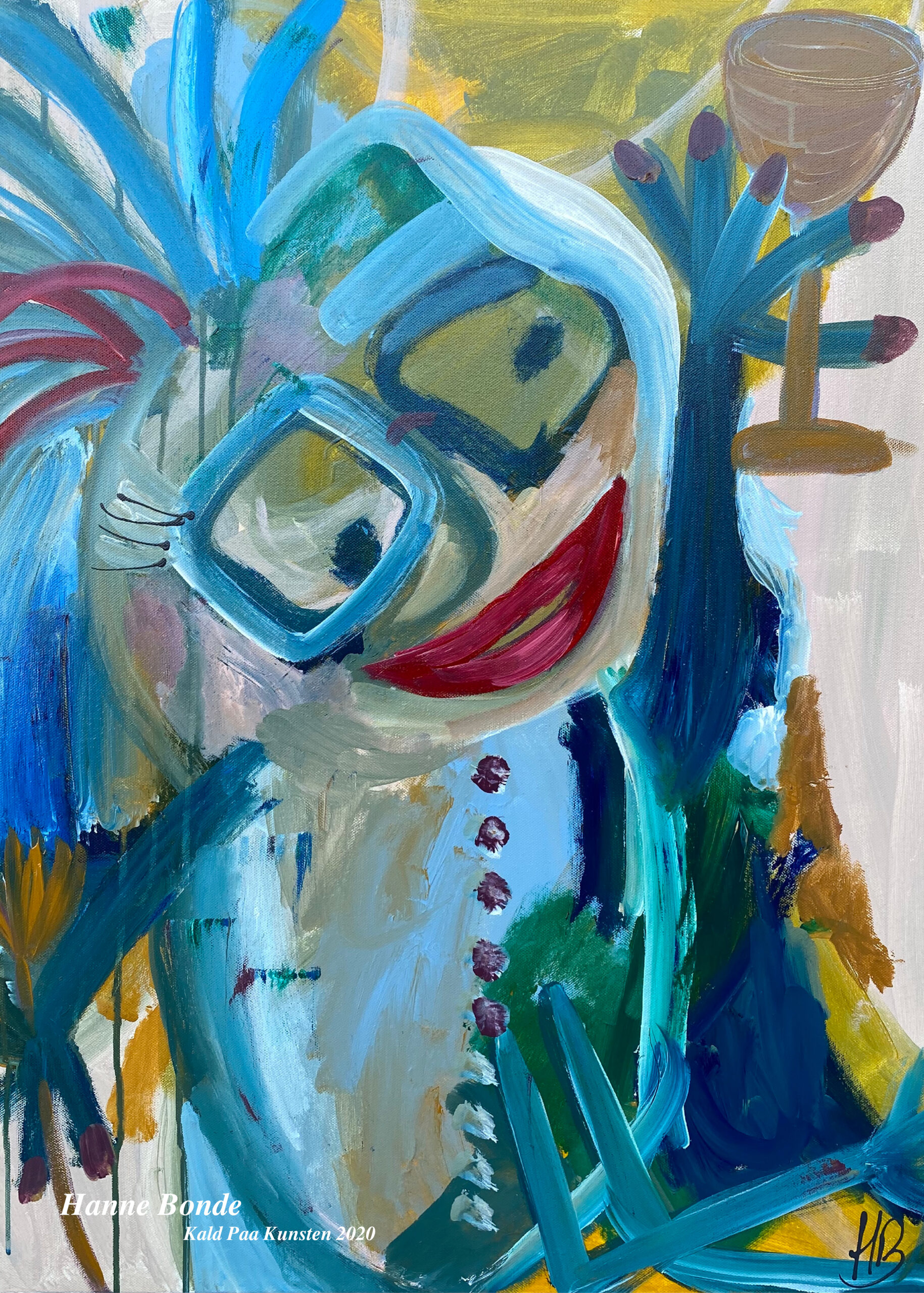 Original kunstplakat 26 Sort træramme