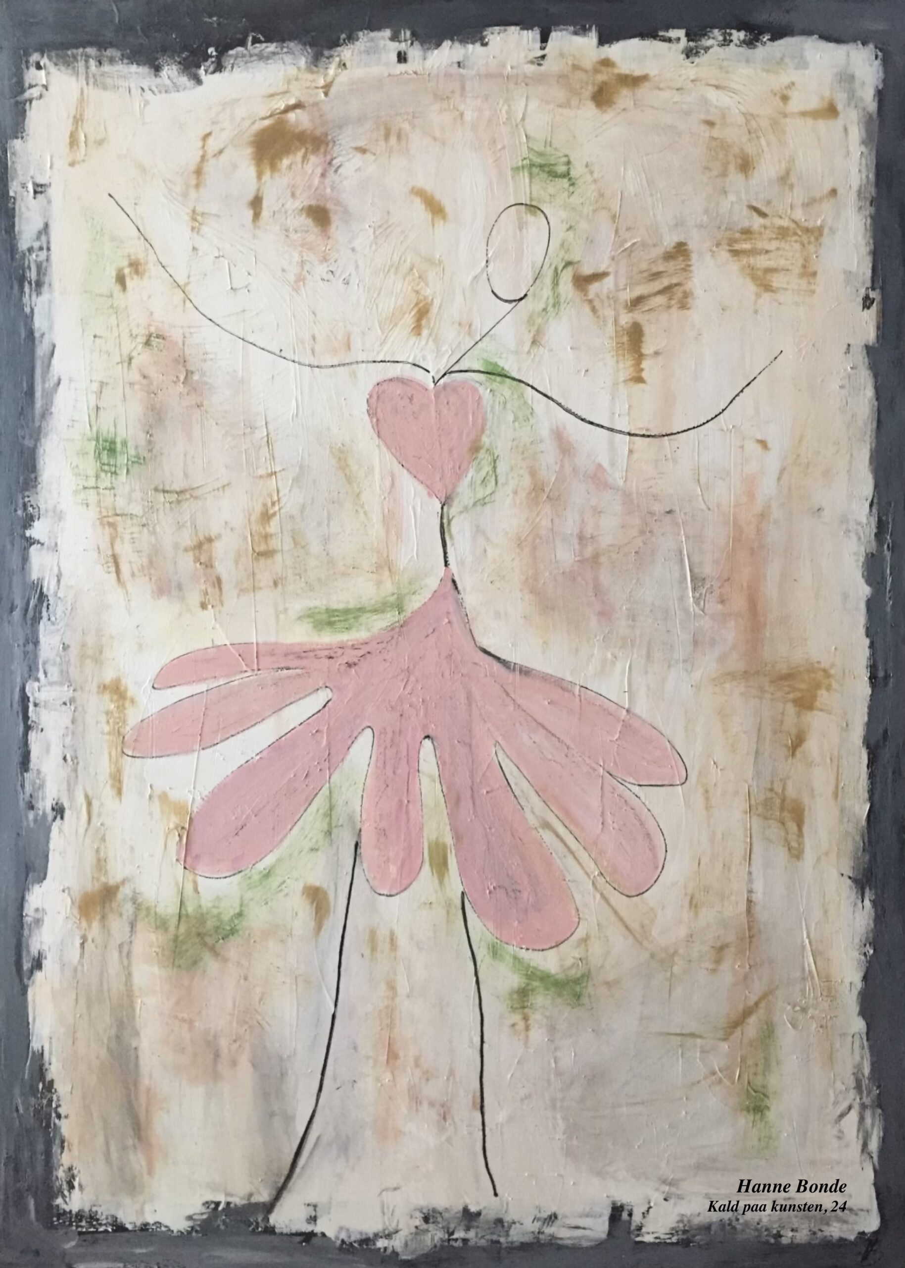 Original kunstplakat 113 Sort træramme