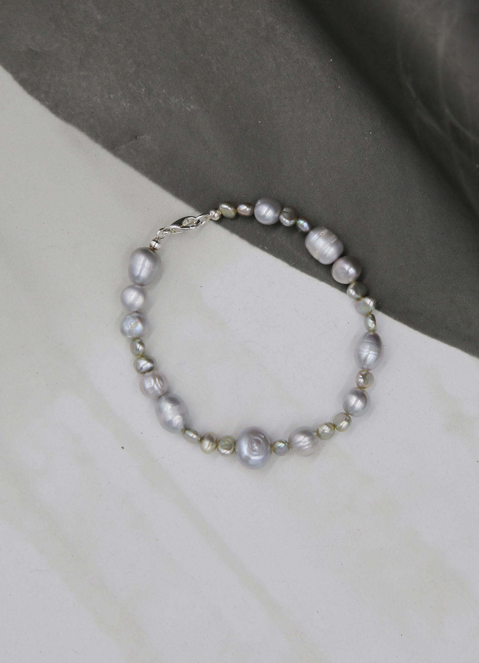 GREY CULTURE ONE - armbånd 18cm Sølvforgyldt