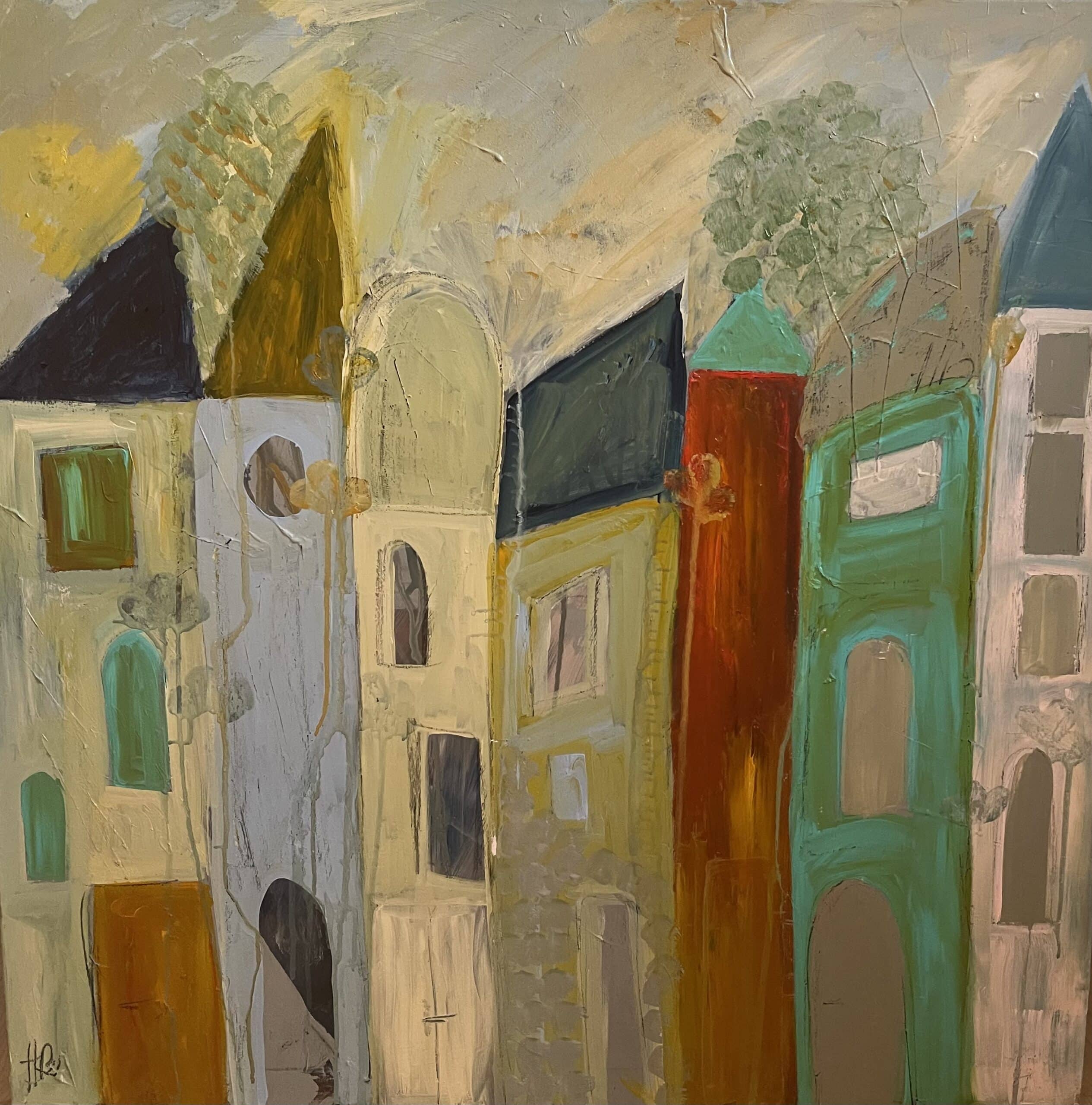 My hood ( 80x80cm.)