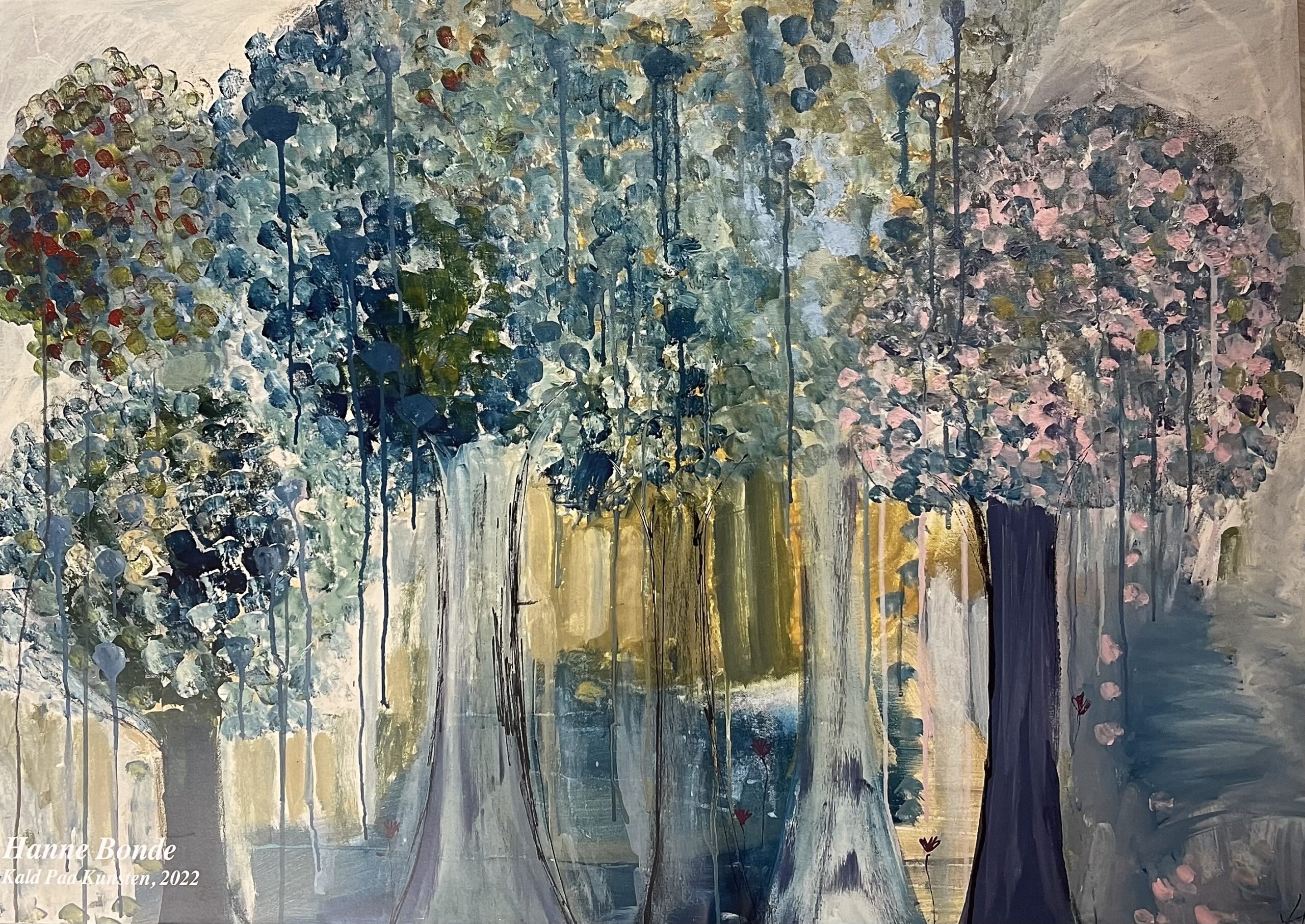 Original kunstplakat 134 Sort træramme