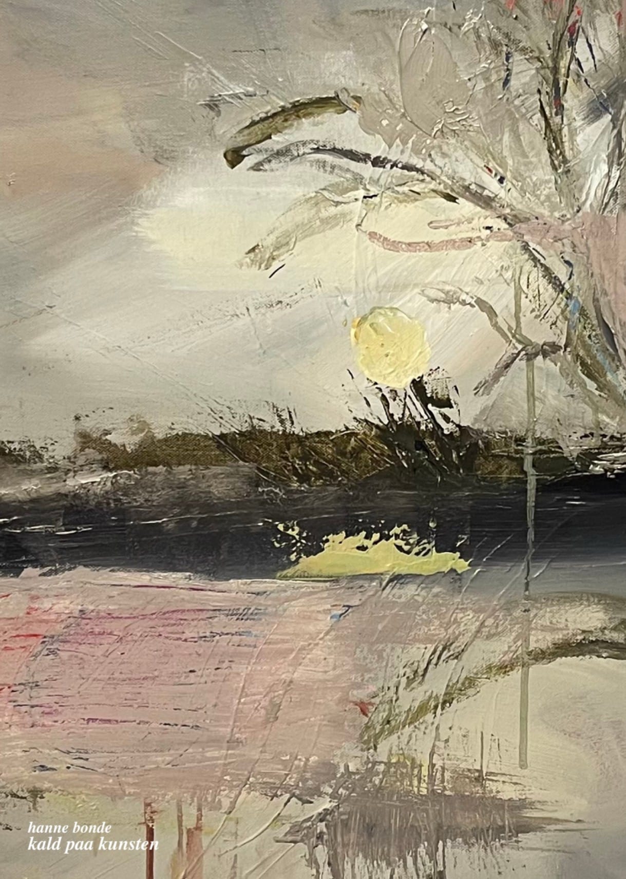 Original kunstplakat 106 Sort træramme