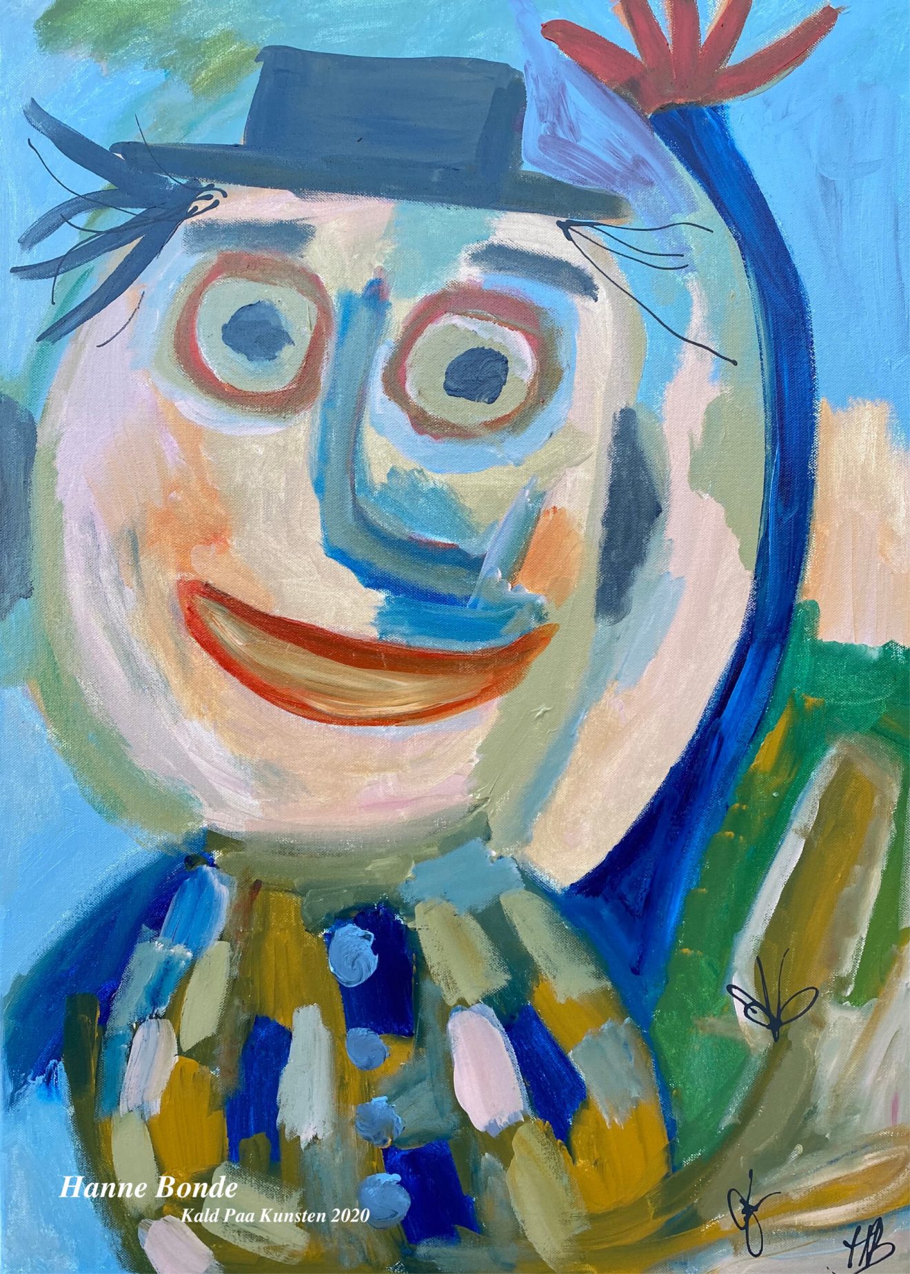 Original kunstplakat 27 Sort træramme