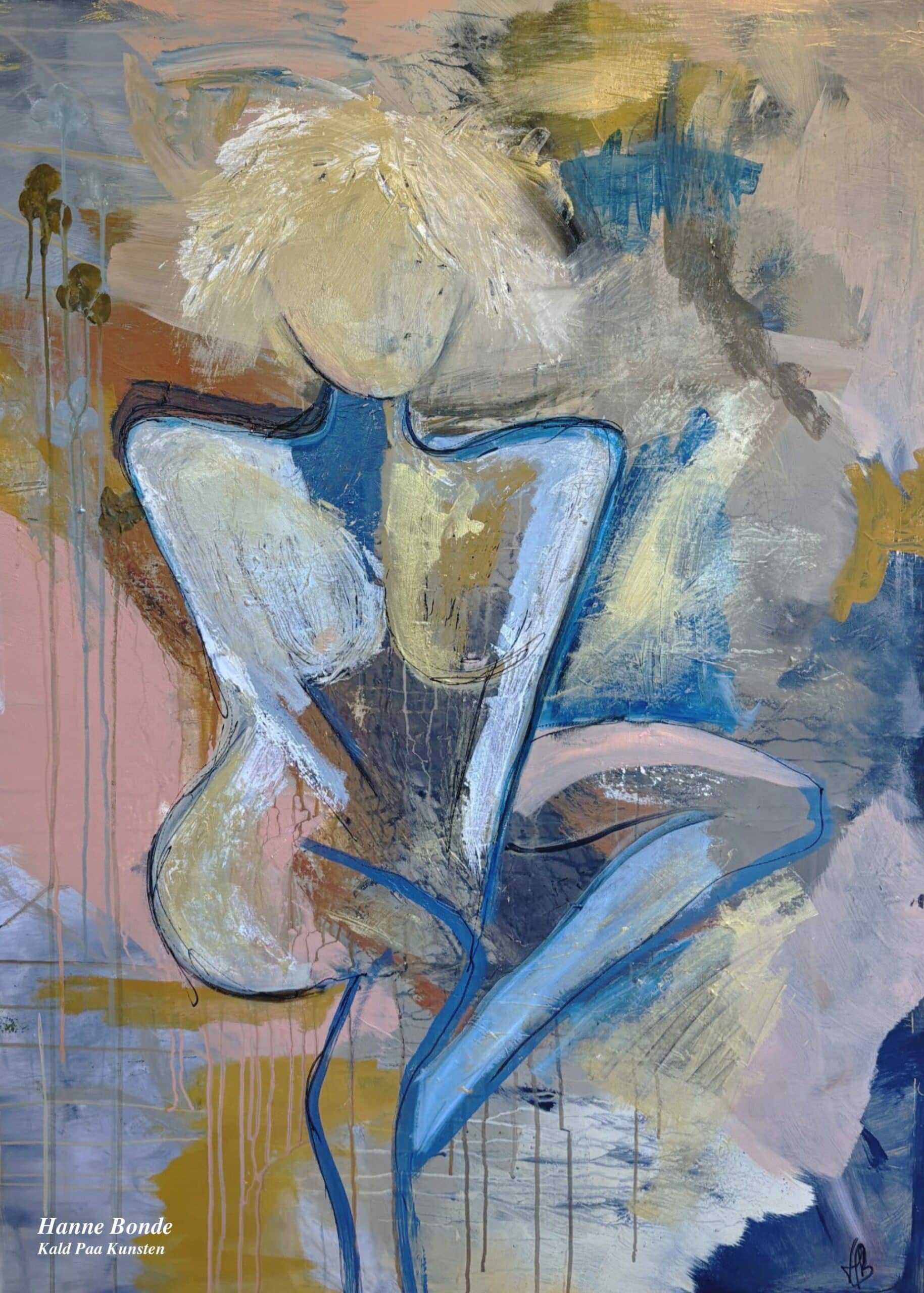 Original kunstplakat 158 Sort træramme