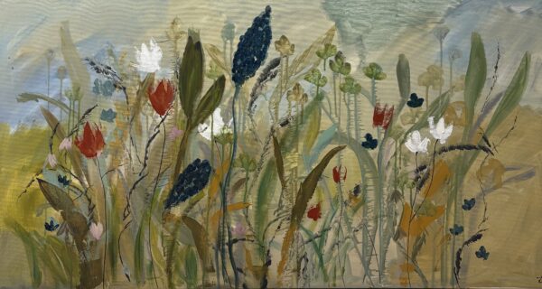 Colourful garden ( 140x70 cm. )