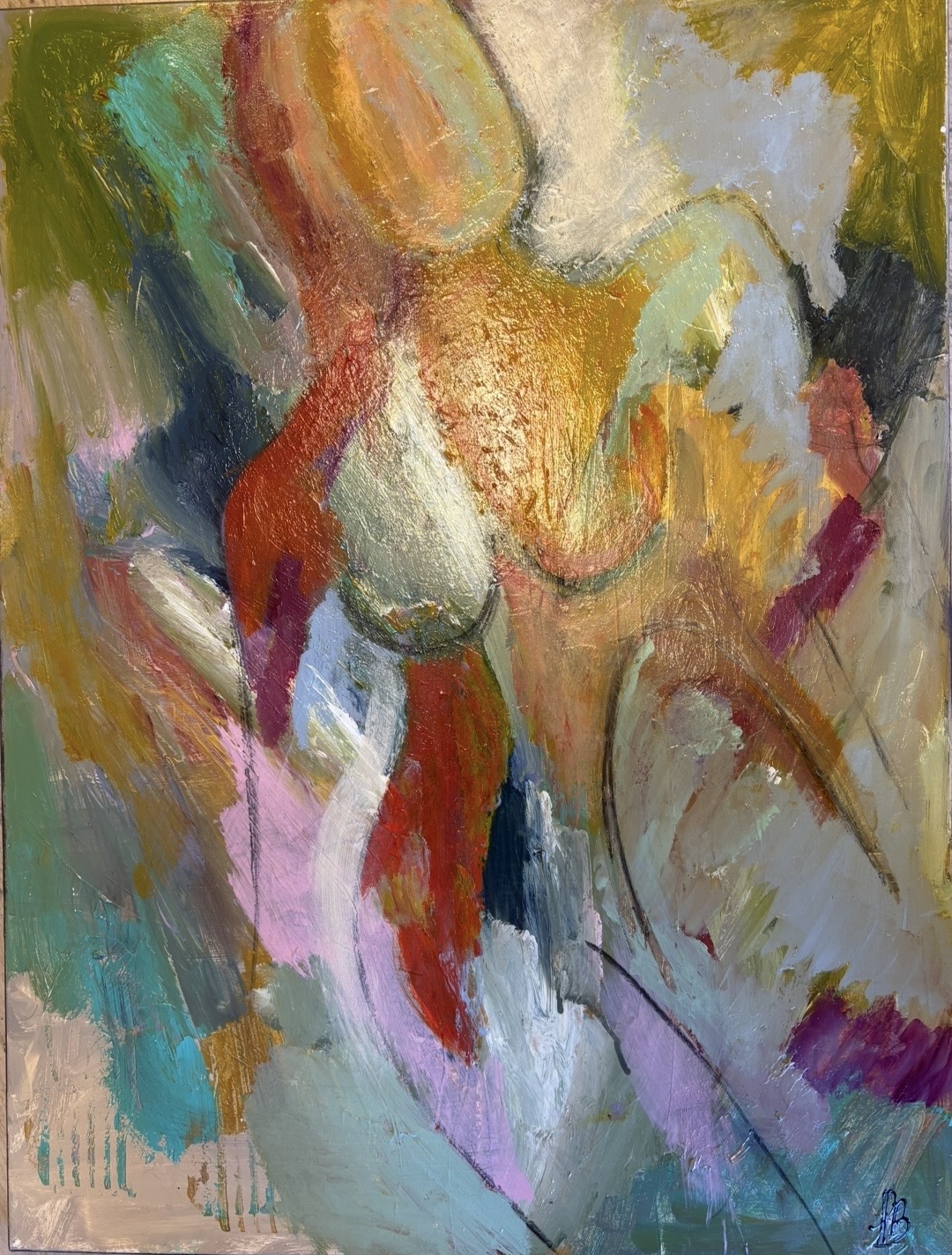 Woman ( 60x80 cm. )