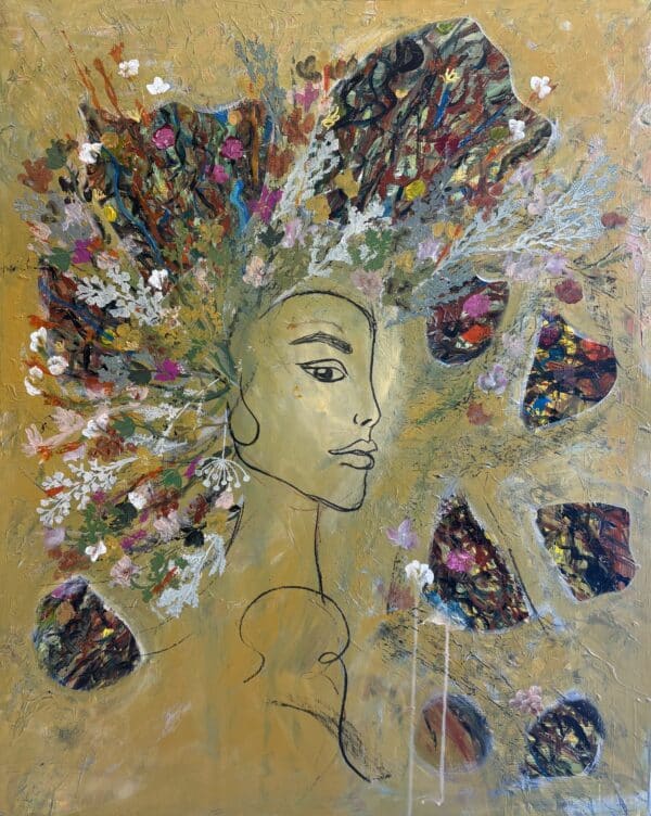 Blooming mind 80x100 cm