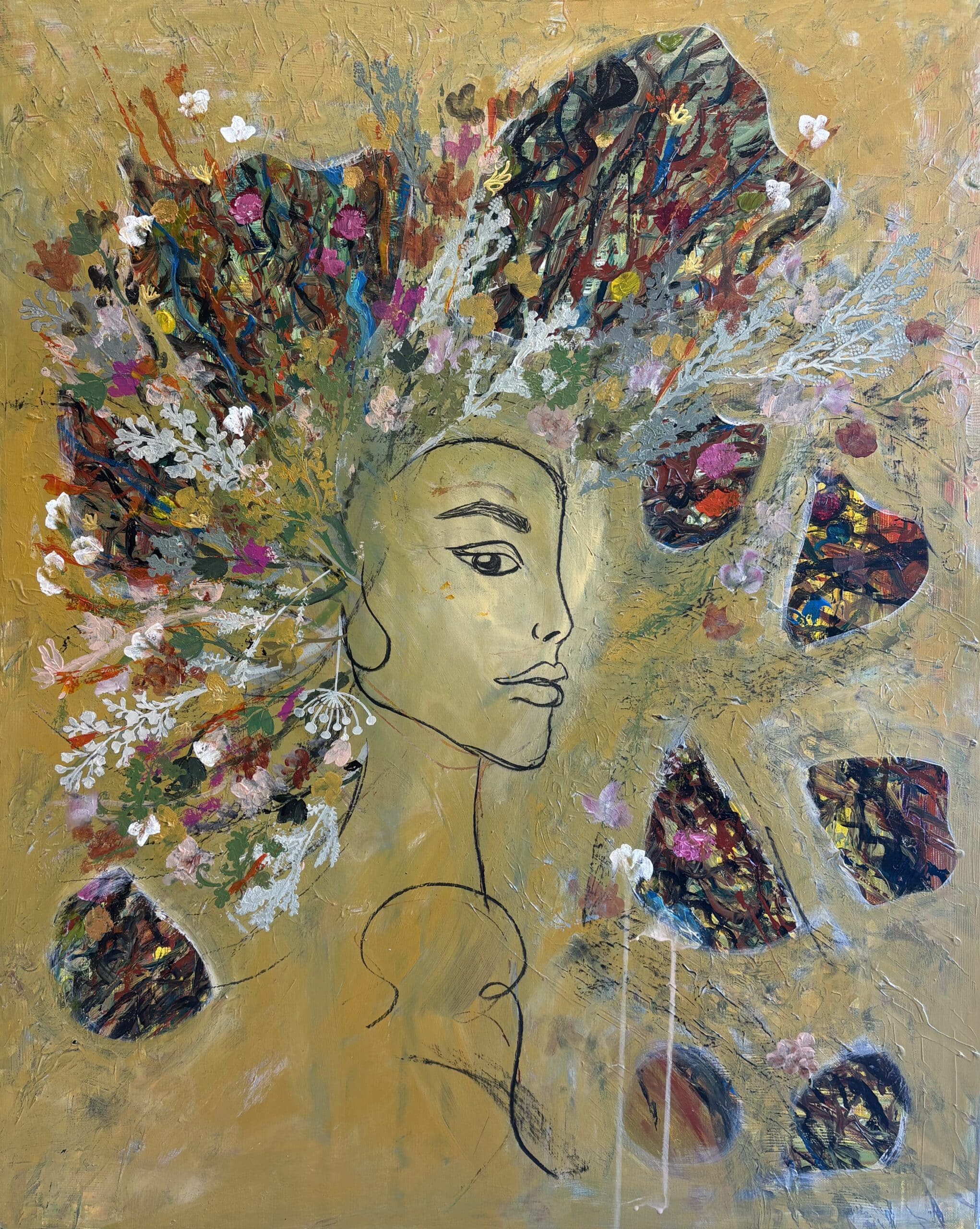 Blooming mind 80x100 cm