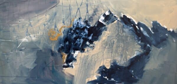 Blue horizon ( 140x70 cm )